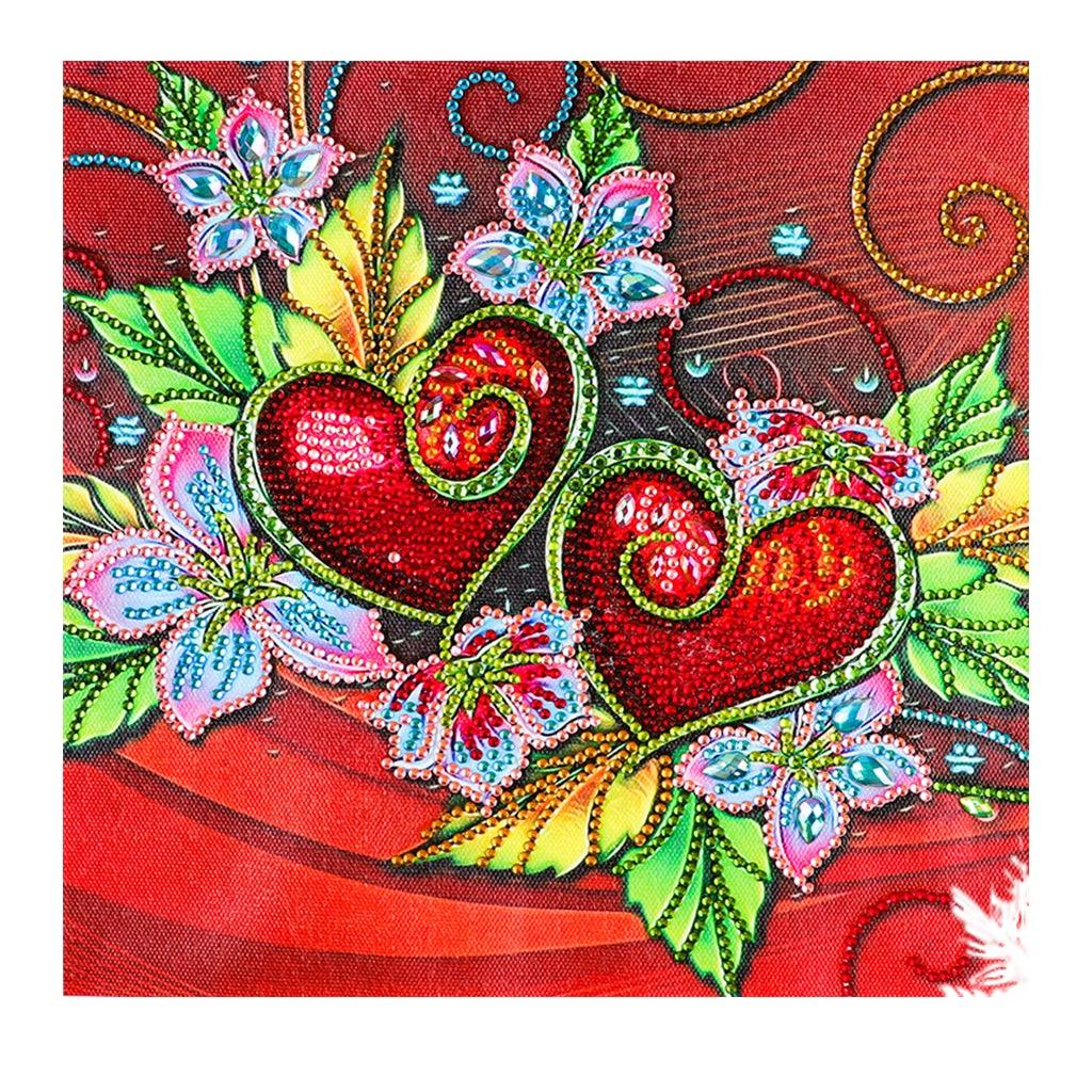 Crystal Rhinestone Diamond Painting Kit - Red heart - Hibah-Diamond?painting art studio