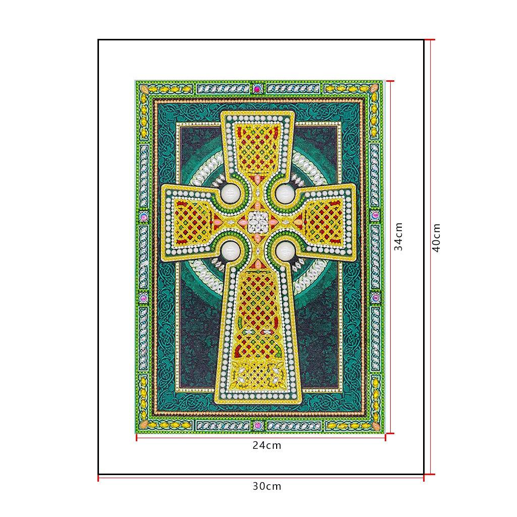 Crystal Rhinestone Diamond Painting Kit | Religious Cross - Hibah-Diamond?painting art studio