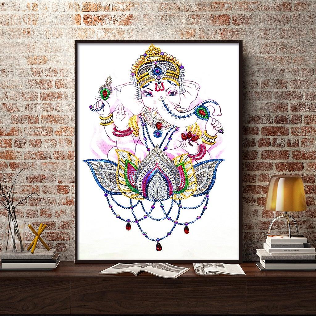 Crystal Rhinestone Diamond Painting Kit | Religious elephant - Hibah-Diamond?painting art studio