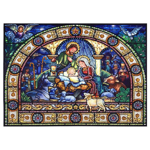 Crystal Rhinestone Diamond Painting Kit | Religious Family - Hibah-Diamond painting art studio