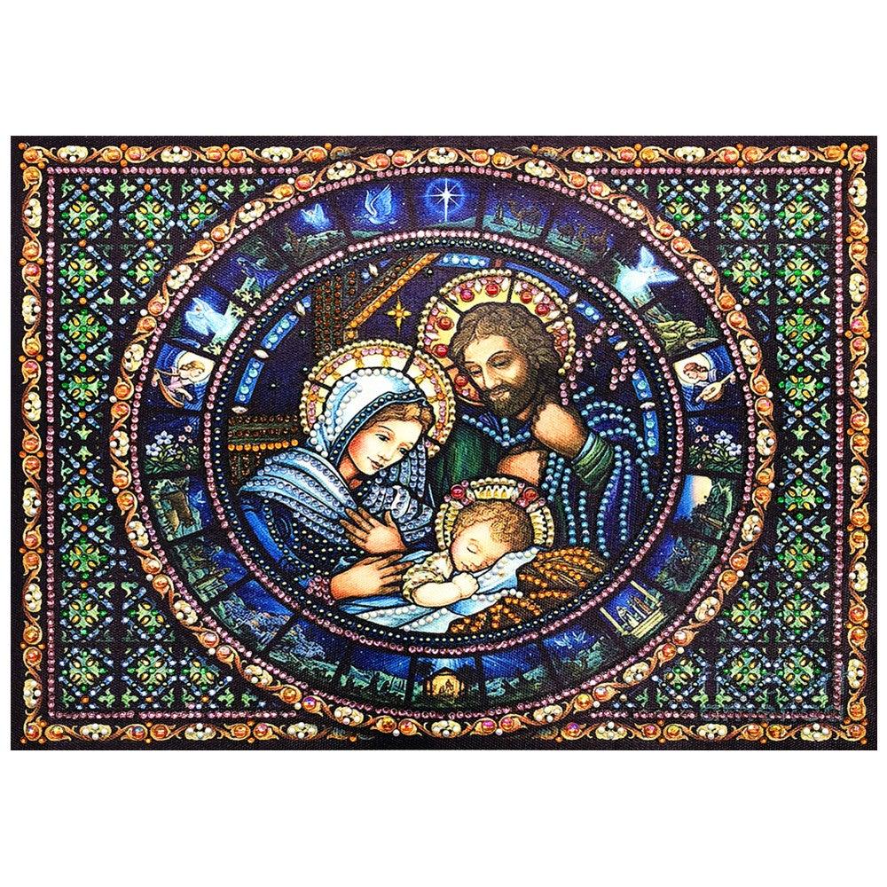Crystal Rhinestone Diamond Painting Kit | Religious Family - Hibah-Diamond painting art studio