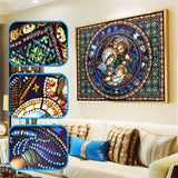 Crystal Rhinestone Diamond Painting Kit | Religious Family - Hibah-Diamond painting art studio