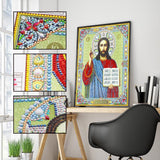 Crystal Rhinestone Diamond Painting Kit | Religious Figure Jesus - Hibah-Diamond painting art studio
