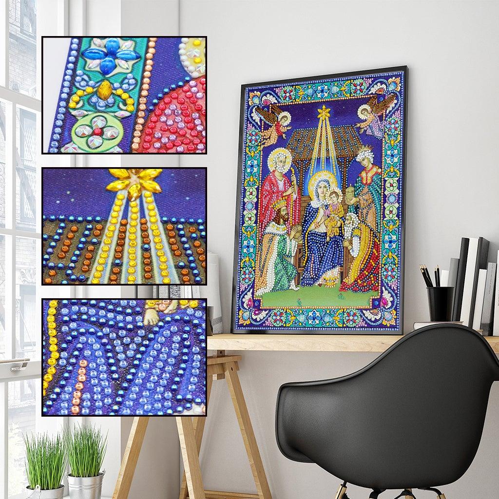 Crystal Rhinestone Diamond Painting Kit | Religious Figure Jesus - Hibah-Diamond?painting art studio