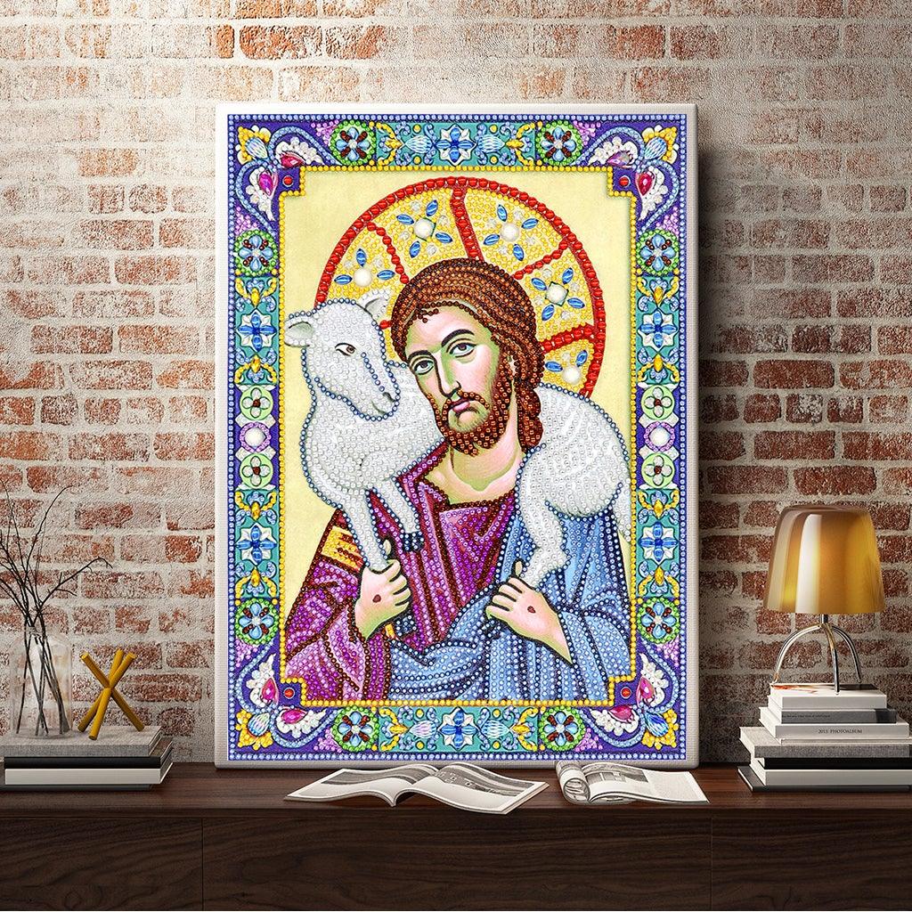 Crystal Rhinestone Diamond Painting Kit | Religious Figure Jesus - Hibah-Diamond painting art studio