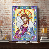 Crystal Rhinestone Diamond Painting Kit | Religious Figure Jesus - Hibah-Diamond painting art studio