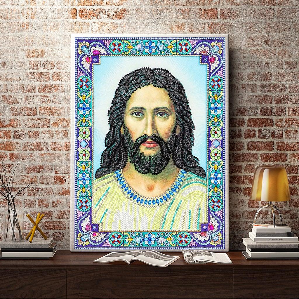 Crystal Rhinestone Diamond Painting Kit | Religious Figure Jesus - Hibah-Diamond painting art studio