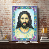 Crystal Rhinestone Diamond Painting Kit | Religious Figure Jesus - Hibah-Diamond painting art studio