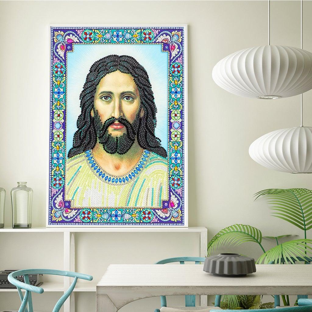 Crystal Rhinestone Diamond Painting Kit | Religious Figure Jesus - Hibah-Diamond painting art studio
