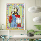Crystal Rhinestone Diamond Painting Kit | Religious Figure Jesus - Hibah-Diamond painting art studio