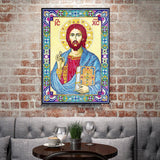 Crystal Rhinestone Diamond Painting Kit | Religious Figure Jesus - Hibah-Diamond painting art studio