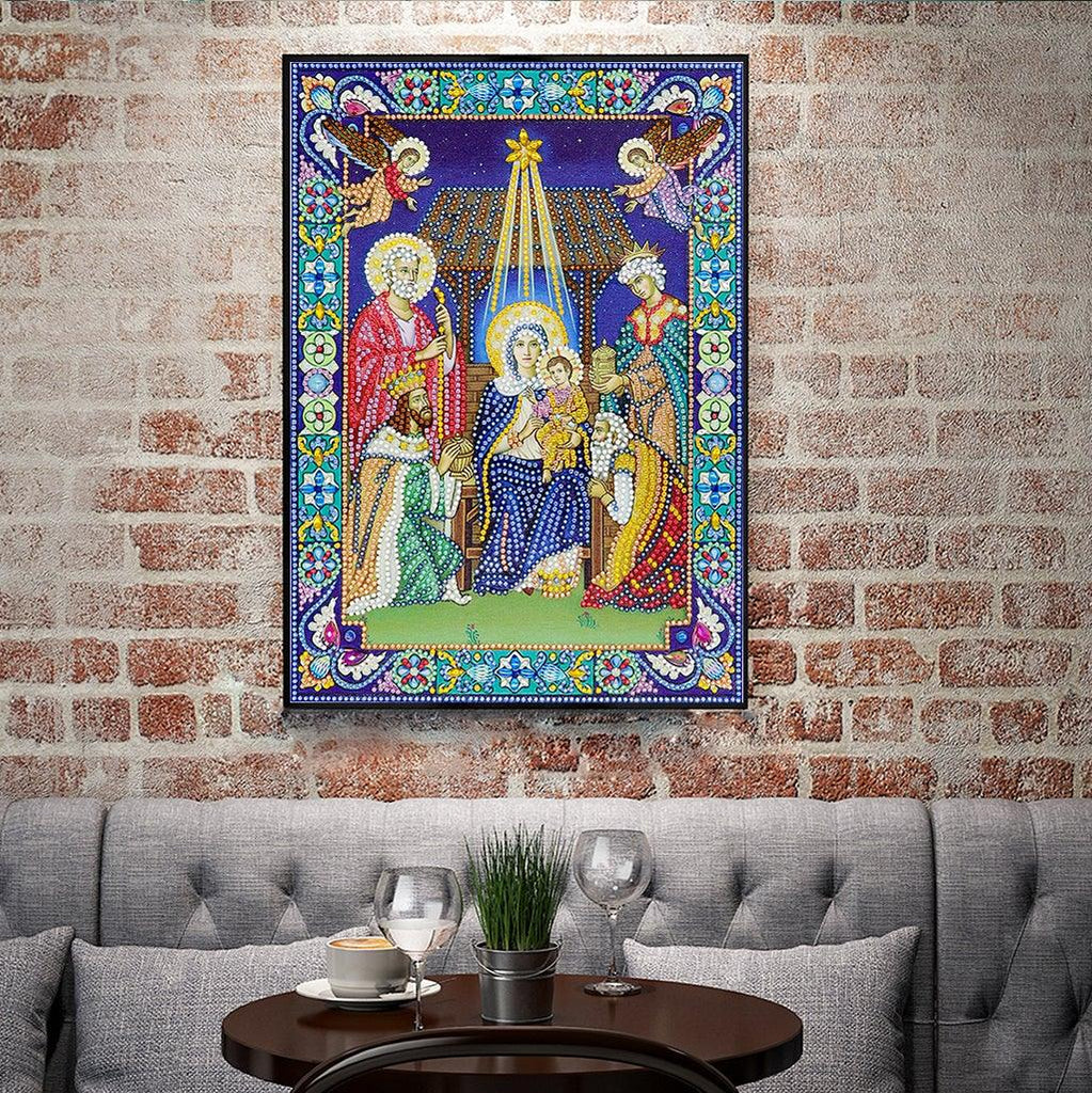 Crystal Rhinestone Diamond Painting Kit | Religious Figure Jesus - Hibah-Diamond?painting art studio