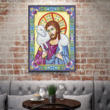 Crystal Rhinestone Diamond Painting Kit | Religious Figure Jesus - Hibah-Diamond painting art studio