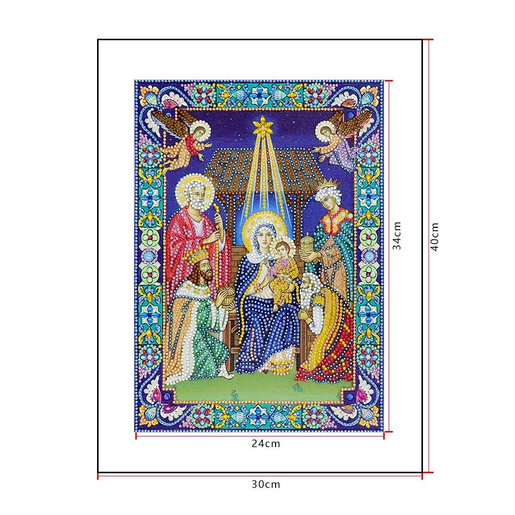 Crystal Rhinestone Diamond Painting Kit | Religious Figure Jesus - Hibah-Diamond?painting art studio