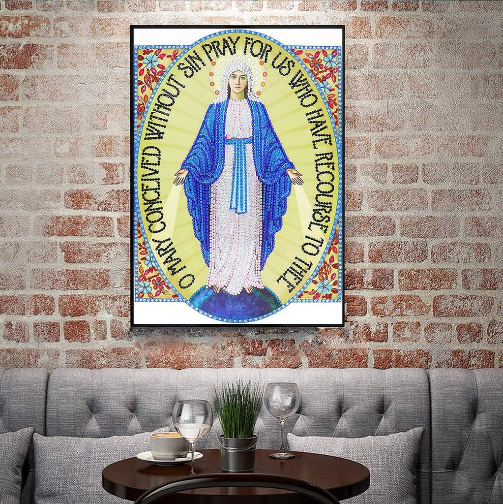 Crystal Rhinestone Diamond Painting Kit | Religious Figures - Hibah-Diamond painting art studio