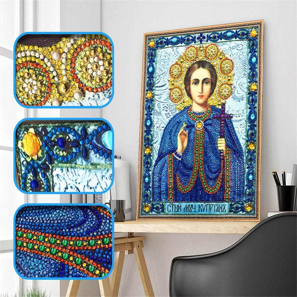 Crystal Rhinestone Diamond Painting Kit - Religious Leaders - Hibah-Diamond?painting art studio