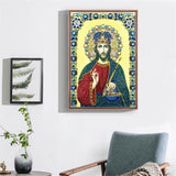 Crystal Rhinestone Diamond Painting Kit -Religious Leaders - Hibah-Diamond?painting art studio