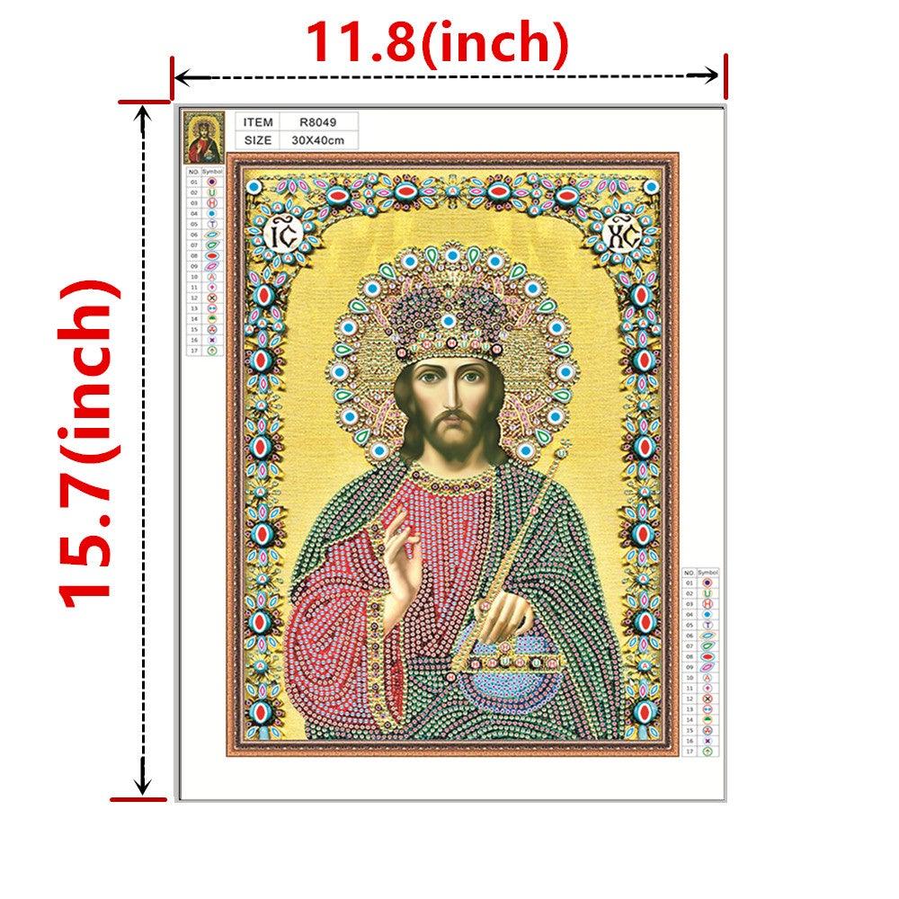 Crystal Rhinestone Diamond Painting Kit -Religious Leaders - Hibah-Diamond?painting art studio