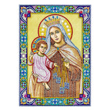 Crystal Rhinestone Diamond Painting Kit- Religious Madonna and Jesus - Hibah-Diamond?painting art studio