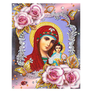 Crystal Rhinestone Diamond Painting Kit - Religious Mary and Jesus - Hibah-Diamond?painting art studio