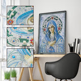 Crystal Rhinestone Diamond Painting Kit - Religious Mary - Hibah-Diamond?painting art studio