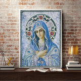 Crystal Rhinestone Diamond Painting Kit - Religious Mary - Hibah-Diamond?painting art studio