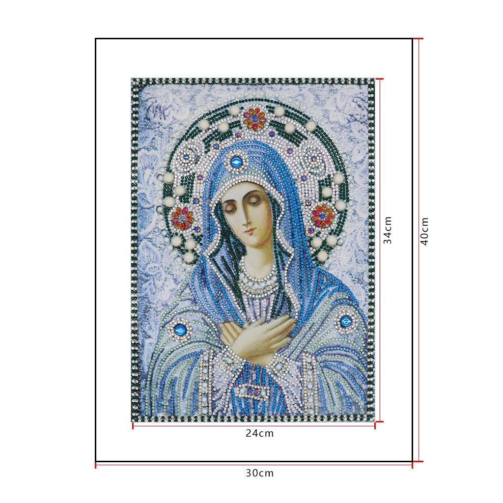 Crystal Rhinestone Diamond Painting Kit - Religious Mary - Hibah-Diamond?painting art studio