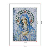 Crystal Rhinestone Diamond Painting Kit - Religious Mary - Hibah-Diamond?painting art studio