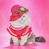 Crystal Rhinestone Diamond Painting Kit - Rich cat