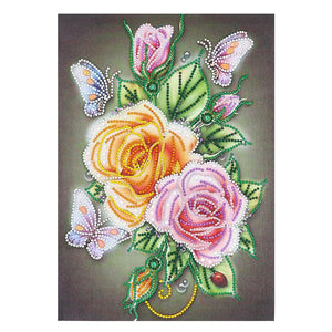 Crystal Rhinestone Diamond Painting Kit - Rose flower - Hibah-Diamond?painting art studio