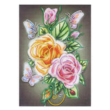 Crystal Rhinestone Diamond Painting Kit - Rose flower