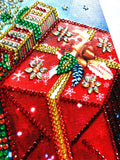 Crystal Rhinestone Diamond Painting Kit - Santa Claus holding gifts