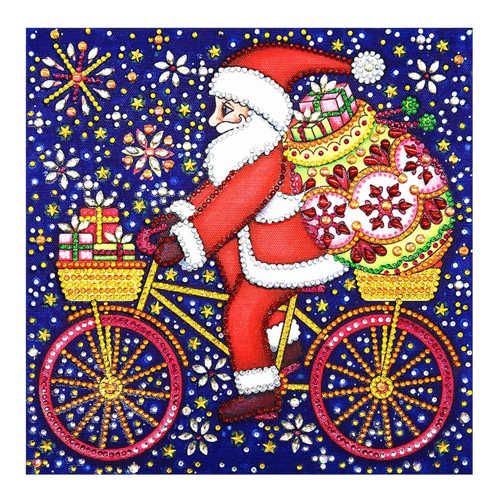 Crystal Rhinestone Diamond Painting Kit - Santa - Hibah-Diamond painting art studio