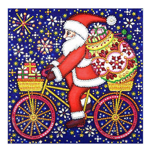 Crystal Rhinestone Diamond Painting Kit - Santa - Hibah-Diamond painting art studio