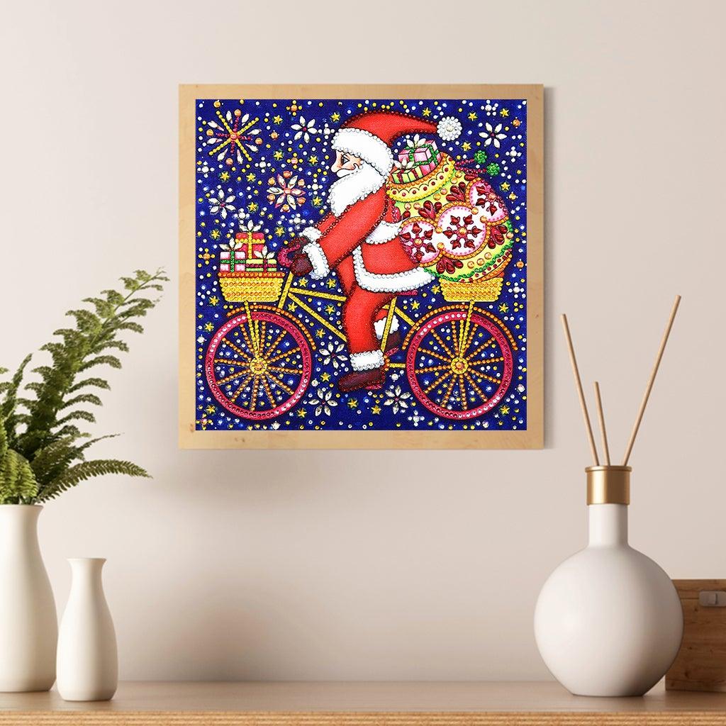 Crystal Rhinestone Diamond Painting Kit - Santa - Hibah-Diamond painting art studio