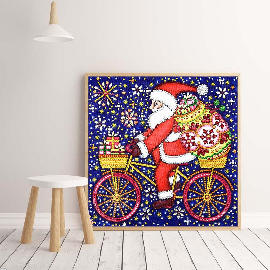 Crystal Rhinestone Diamond Painting Kit - Santa - Hibah-Diamond painting art studio