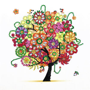 Crystal Rhinestone Diamond Painting Kit -Season Tree