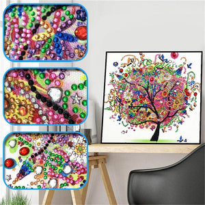 Crystal Rhinestone Diamond Painting Kit- Season Tree - Hibah-Diamond?painting art studio
