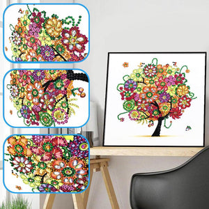 Crystal Rhinestone Diamond Painting Kit -Season Tree - Hibah-Diamond?painting art studio
