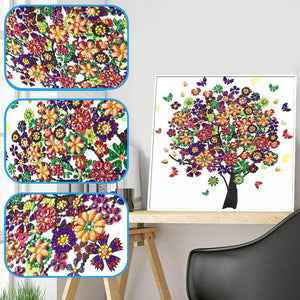 Crystal Rhinestone Diamond Painting Kit -Season Tree - Hibah-Diamond?painting art studio