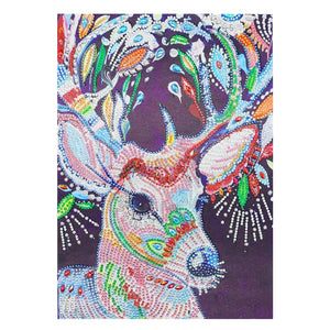Crystal Rhinestone Diamond Painting Kit | Sika deer - Hibah-Diamond?painting art studio