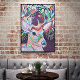 Crystal Rhinestone Diamond Painting Kit | Sika deer - Hibah-Diamond?painting art studio
