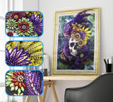 Crystal Rhinestone Diamond Painting Kit | Skeleton (16x20inch) - Hibah-Diamond?painting art studio