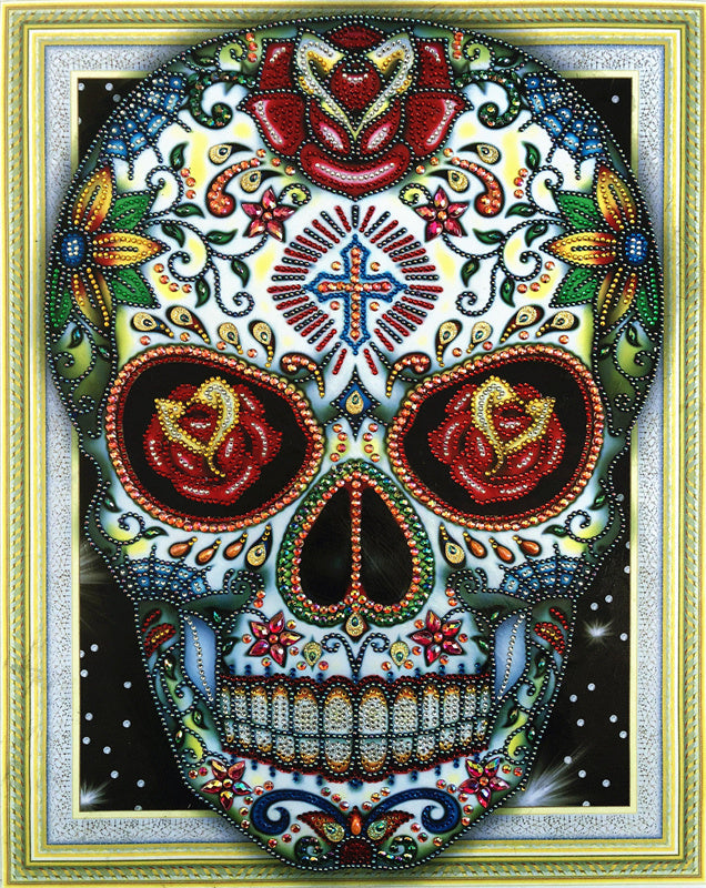 Crystal Rhinestone Diamond Painting Kit - Skull (18.5x22.5inch)