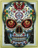 Crystal Rhinestone Diamond Painting Kit - Skull (18.5x22.5inch)
