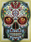 Crystal Rhinestone Diamond Painting Kit - Skull