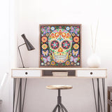 Crystal Rhinestone Diamond Painting Kit | Skull - Hibah-Diamond?painting art studio