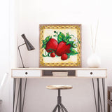 Crystal Rhinestone Diamond Painting Kit | Strawberry - Hibah-Diamond?painting art studio