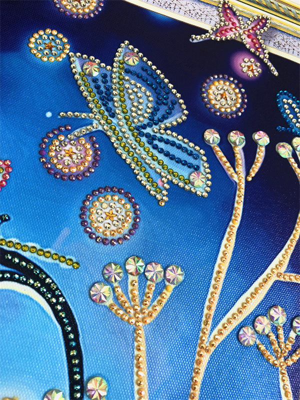 Crystal Rhinestone Diamond Painting Kit - Street lamp (18.5x22.5inch)