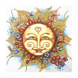 Crystal Rhinestone Diamond Painting Kit - Sun Smiley